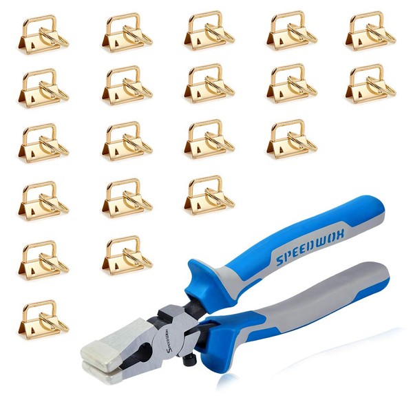 SPEEDWOX Flat Pliers String Fastener, Set of 20, Approximately 1.0