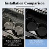Car Cup Coaster - 4 Pcs Premium Non-Slip Coaster Set,