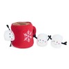 ZippyPaws - Holiday Burrow, Interactive Squeaky Hide and Seek Plush