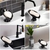 Ceramic Soap Dish Holder, Self-Draining Soap Holder, Leaf Shaped Easy