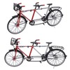 Bicycle Model Tandem Bicycle 1/10 Simulation Bike Detachable for Boys