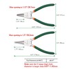 SPEEDWOX 2 Pcs Circlip Pliers Set, Tip Diameter 0.07 Inch,