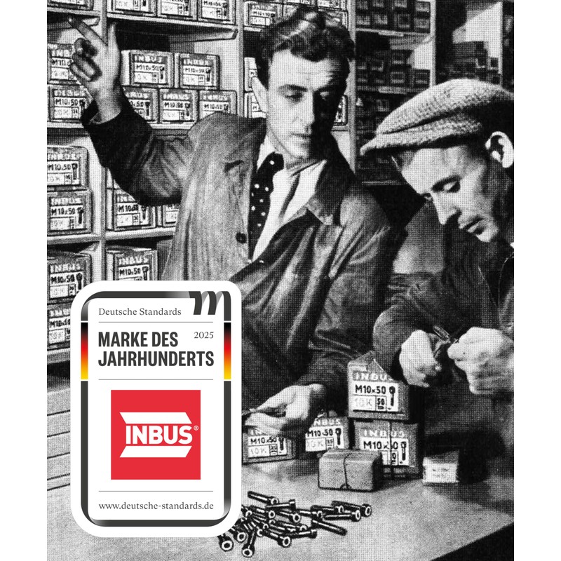 INBUS® 70082 T-Handle Screwdriver 5 mm with HybridTouch - Made