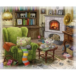 Ravensburger Exit Puzzle 16878, Im Gutshaus Wohnzimmer, 99 Pieces Puzzle for Adults and Children from 14 Years