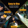 Vanvale Super Bright Rechargeable Spotlight,Handheld Rechargeable White LED Flashlight,Ultra-Long Standby