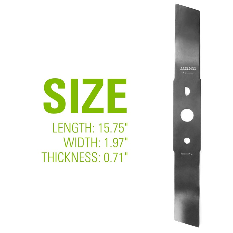 Greenworks Replacement Lawn Mower Blade (16" Mowers : 25322, 25242)