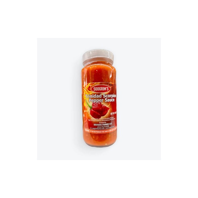 Soogrim's Trinidad Scorpion Pepper Sauce 12oz