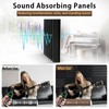 AUSLET 48 Pack Self-Adhesive Wedge Acoustic Foam Panels, 12" x