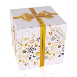 Beauty-Adventskalender Schminke mit 24 Make-up Kleinigkeiten für perfektes Styling im Advent, umfangreiches Schmink-Set vom Kosmetik-Spiegel bis zum Zehenspreizer