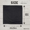 [MDSTYLE] 無地バンダナ 綿100% 56cm x 56cm メンズ レディース ハンカチ 三角巾
