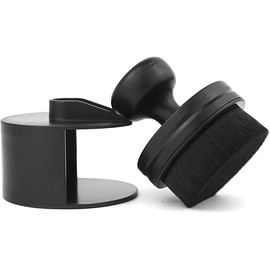 Auto Tire Brush, Seal Design with Cover, High Density Portable Car Brush (Black)