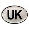 UK Oval Small 50mm x 35mm Car Sticker - Retro