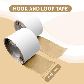 1 Inch Pink Hook and Loop Tape 1 Yard Self Adhesive Sticky Strong Back Fastener Nylon Excellent Grip Strips Heavy Duty Fastener Roll for Fixing and Hanging Home Office School Car and Crafting