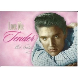 Elvis Presley Post Card - Love Me Tender
