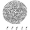 4.5 mm Stainless Steel Bead Chain with 5 Connectors, Fix