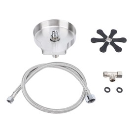 Glass Rinser for Kitchen Sinks 304 Stainless Steel High Pressure Automatic Cup Bottle Washer for Home Bar KTV Coffee Shop Hotel US 9/16