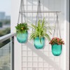 JxyHauteresce Self Watering Hanging Planters with Drainage Holes –Hanging planters