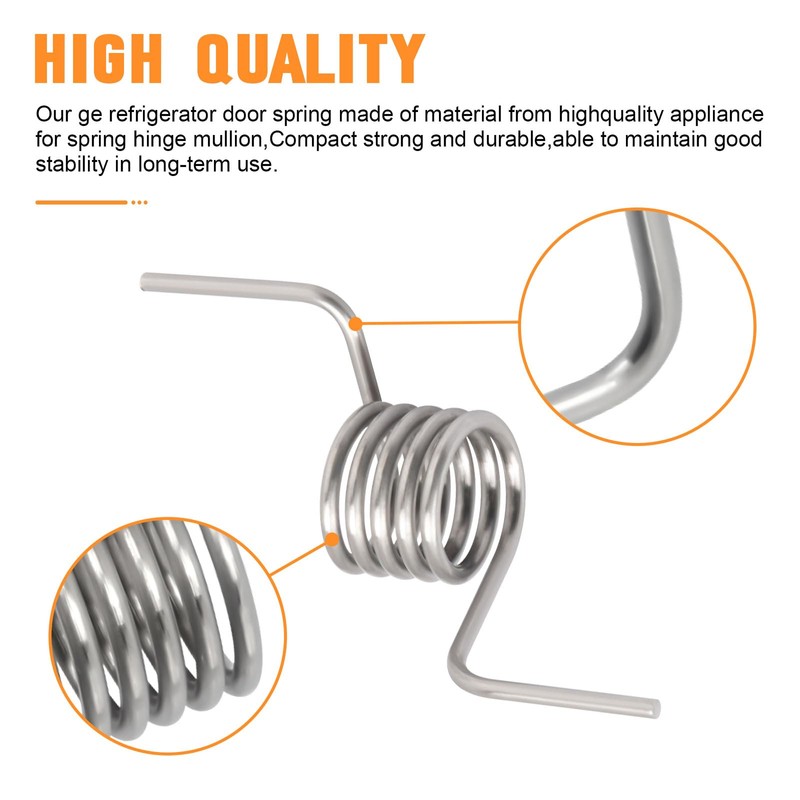 WR01X11052 Fridge Door Spring Hinge Mullion Fits for GE Refrigerator