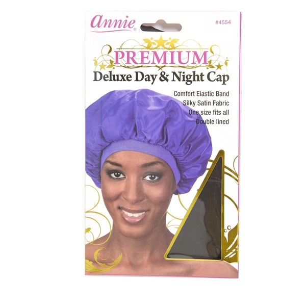 Annie Premium Deluxe Day & Night Cap Brown Universal Size #4554