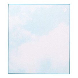 DESIGNPHIL 33126006 Midori Shikishi, Colored Shikishi, Sky Blue, Set of 10