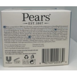 Pears 6 BARS Pears Bar Soap With Mint Extract, Germ Shield 75G, 2.64oz (2 PACKS OF 3)