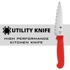 Spyderco Lightweight Kitchen Utility Knife with 4.5" MBS-26 Stainless Steel