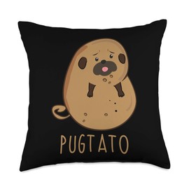 Puggle cutest puppy design Keep Calm and Snuggle a Puggle Cute Dog Design Throw Pillow, 18x18, Multicolor
