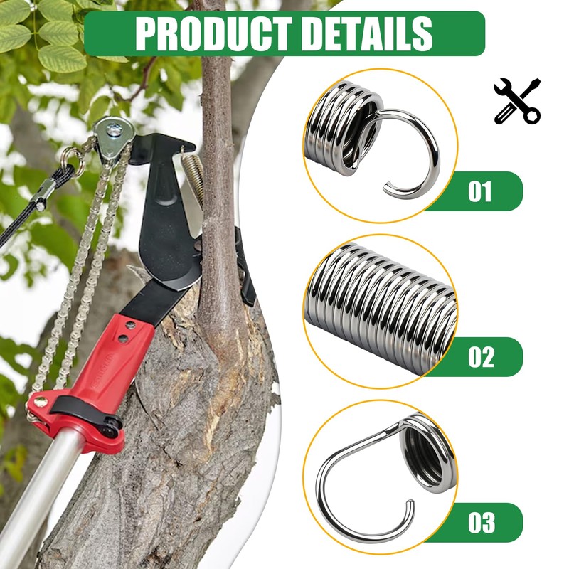 6801-5 Clipper Compound Tree Pruner Spring,2 Pack