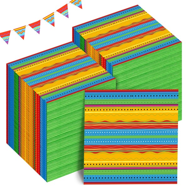 200 Paquetes Servilletas de Papel de Fiesta Mexicana Servilleta de