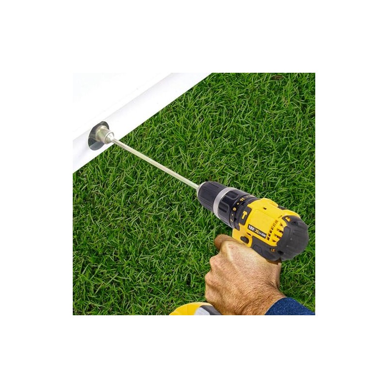 HowseHold Caravan Leg Winder Drill Attachment with 30cm Extension and