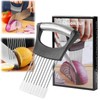 Ptyism 1 Pcs Onion Slicer(with Protective Cover) Onion Holder For丨Vegetable