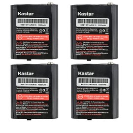 Kastar 4-Pack 3.6V 53615 Battery Compatible with Motorola Walkie Talkies Two-Way Radio TalkAbout T6500R, TalkAbout T8500, TalkAbout T9500, Talkabout 53615 KEBT-071A KEBT-071-B KEBT-071-C KEBT-071-D