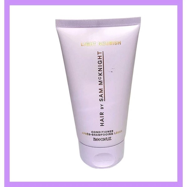 Sam McKnight Light Nourish Hair Conditioner Honeysuckle Chamomile Frizz 75ml