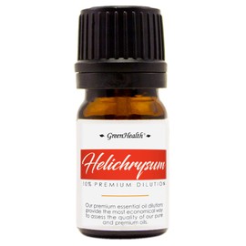 Helichrysum Essential Oil, Blend - 5 ml - Amber Glass Bottle w/Euro Dropper - GreenHealth