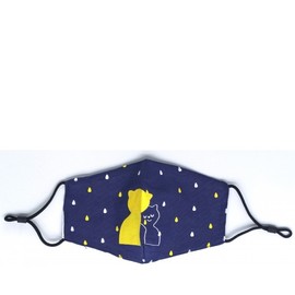 OEM Kids Fabric Mask Blue Cats 1 piece