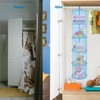 DHSWNNG Hanging Storage 5 Compartments, Cuddly Toy Storage Hanging Basket,