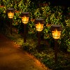 10 Pack Solar Pathway Lights Outdoor - Bright Solar Powered