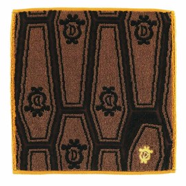 JoJo's Bizarre Adventure 001019-0001-01 Stardust Crusaders Towel Handkerchief DIO Coffin (Brown) 0 FALSE Towel, Hand Towel, Approx. 9.8 inches (25 cm)