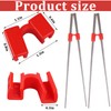 30 Pieces Chopstick Helper Training Kit Chopsticks Connector Reusable Plastic