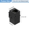 sourcing map 2 Pack Cat 3 Ethernet Coupler, RJ11 8P4C
