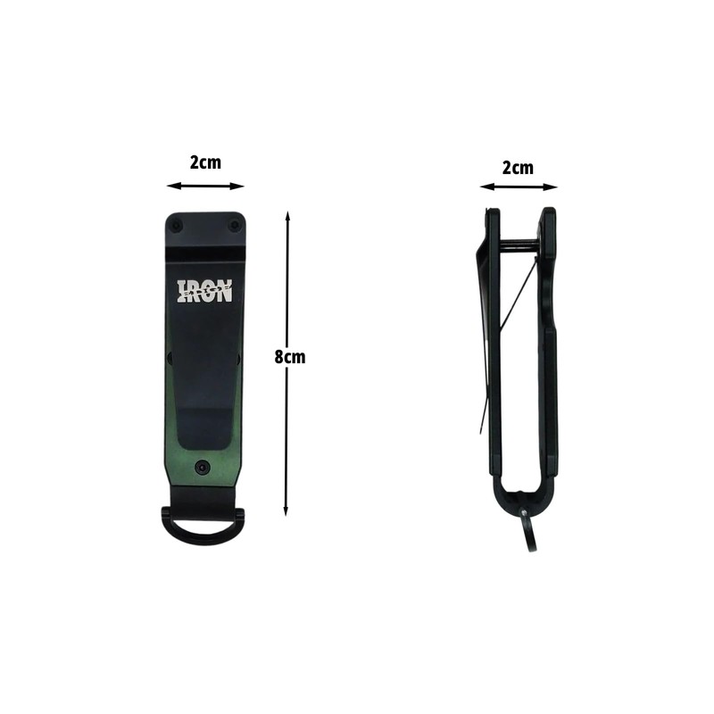 Iron Edge Key Organiser - Portable Keychain, Minimalist Heavy Duty