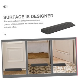 wheelchair ramp bike robot power rubber household car suitcase Threshold strip ramp pad Voss wheelchair black stone handicap ramp door step accessible home threshold ramp portable