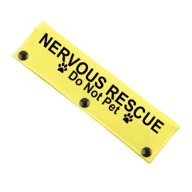 Nervous Dot Not Approach Nervous Do Not Pet Leash Dog Sleeve Shy Rescue Leash Wrap Nervous Shy Dog Gift (RESCUE Do Not Pet sleeves)