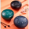 MZSX Steel Tongue Drum 6 Inch 8 Notes Drum Instrument