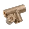 AB Tools Brass Brake Pipe Fitting 4 Way Adaptor M10