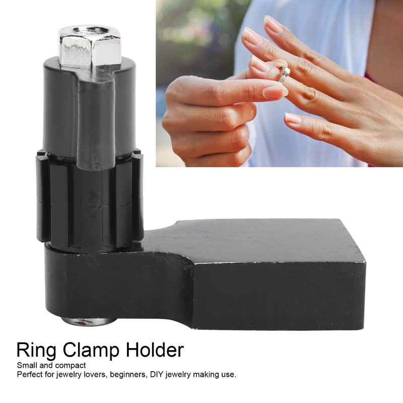 Brrnoo Ring Fixture Clamp Holders, Jewelry Ring Fixed Setting Polishing