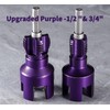 2pcs Integrated Internal & External Pipe Threading Tool with 1/2''