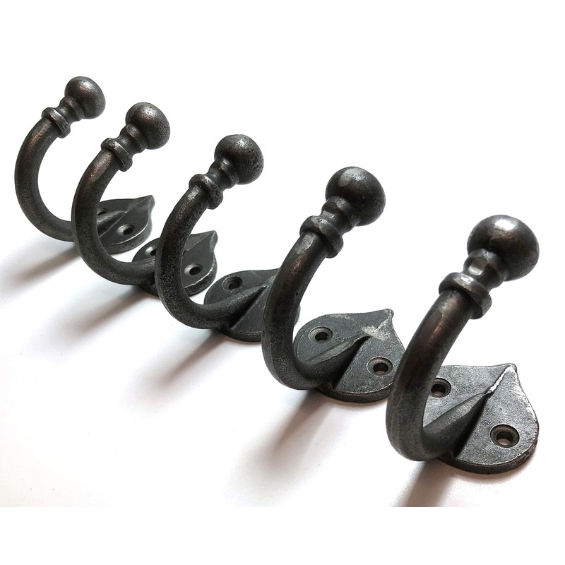 IRONMONGERY WORLD® 3050AI 5 X Ball TIP Antique Style Single