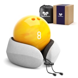 Traumkoala Nackenkissen Flugzeug - mit abgeschrägter Rückseite - Nackenhörnchen Erwachsene - einstellbar - Nackenkissen Auto - mit waschbarem & atmungsaktivem Bezug - Reisekissen Memory Foam