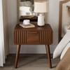 COSIEST Mid Century Modern Nightstand, MCM Vintage Bedside Table with